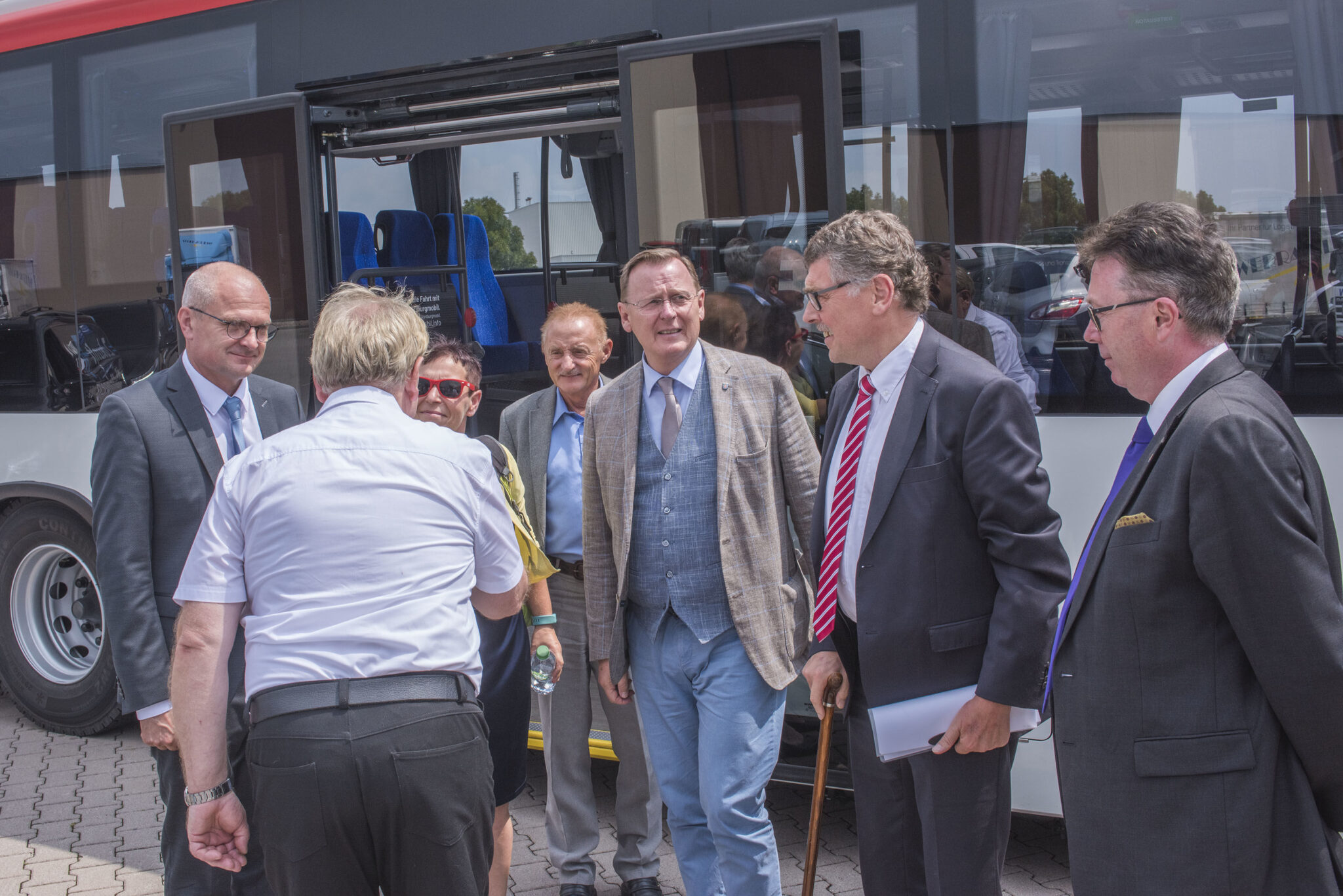 Sommertour Thüringer Ministerpräsident Bodo Ramelow bei